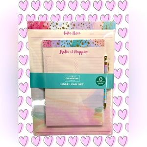 Clementine Water Color Note Pad Set